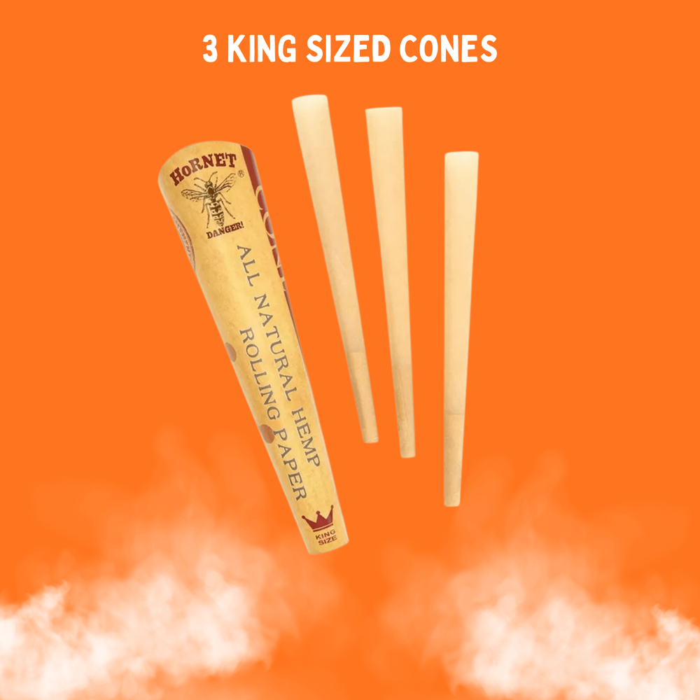 Hornet Hemp Pre-rolled Cones 3ct 24pcs ($10.99 for 24pcs)