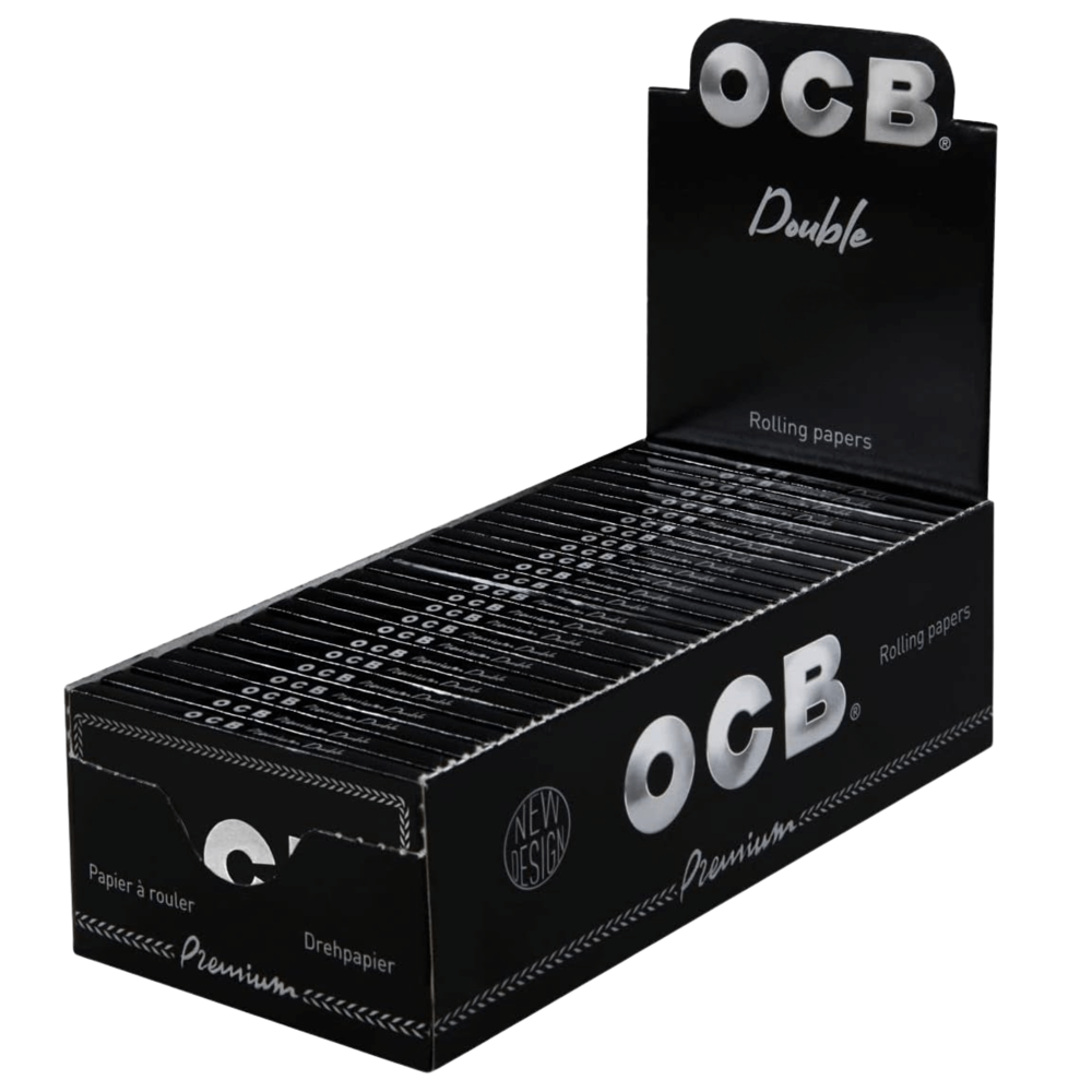 Ocb Black Double Rolling Papers 25pcs
