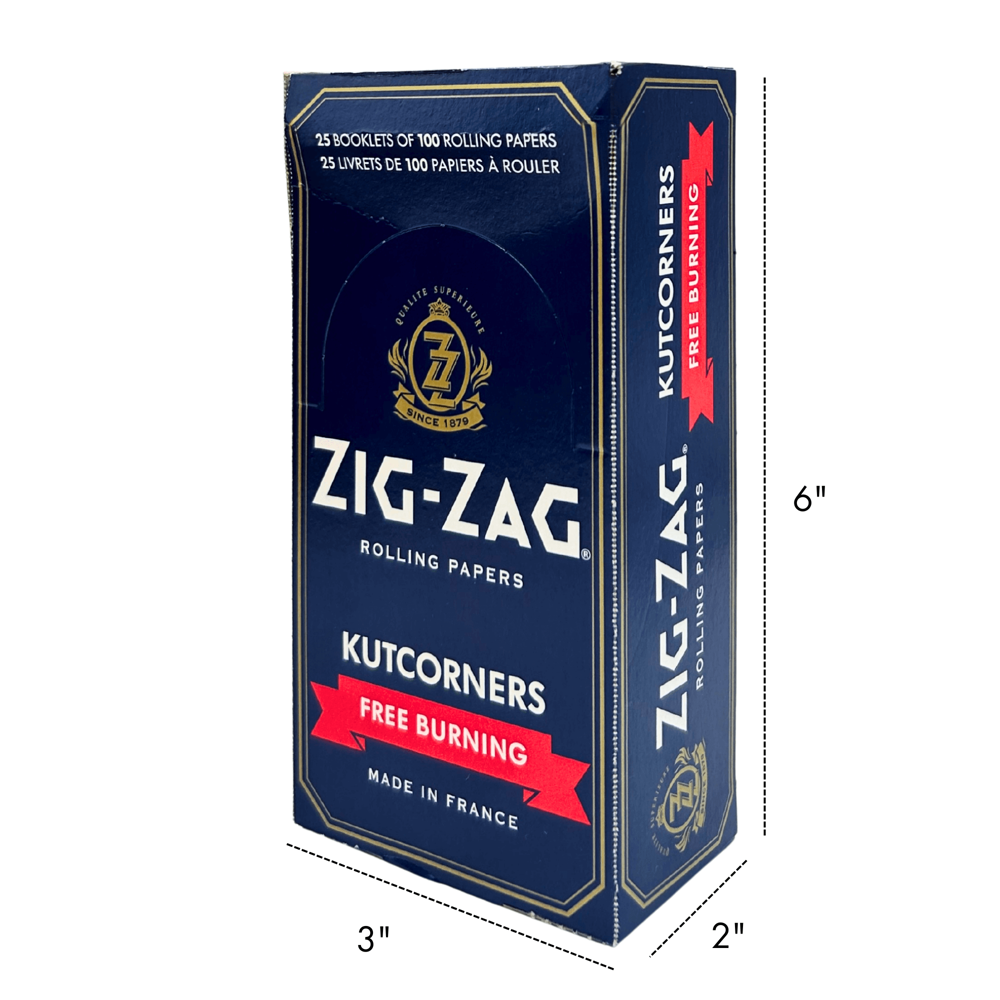 Zig-zag Rolling Paper - Blue 25pcs