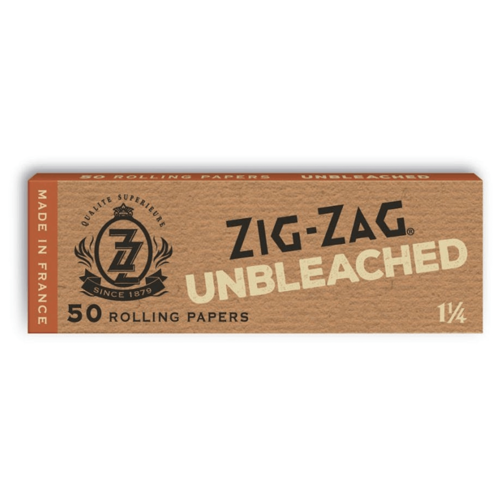 Zig-zag Rolling Papers - Unbleached 1 1/4 25pcs