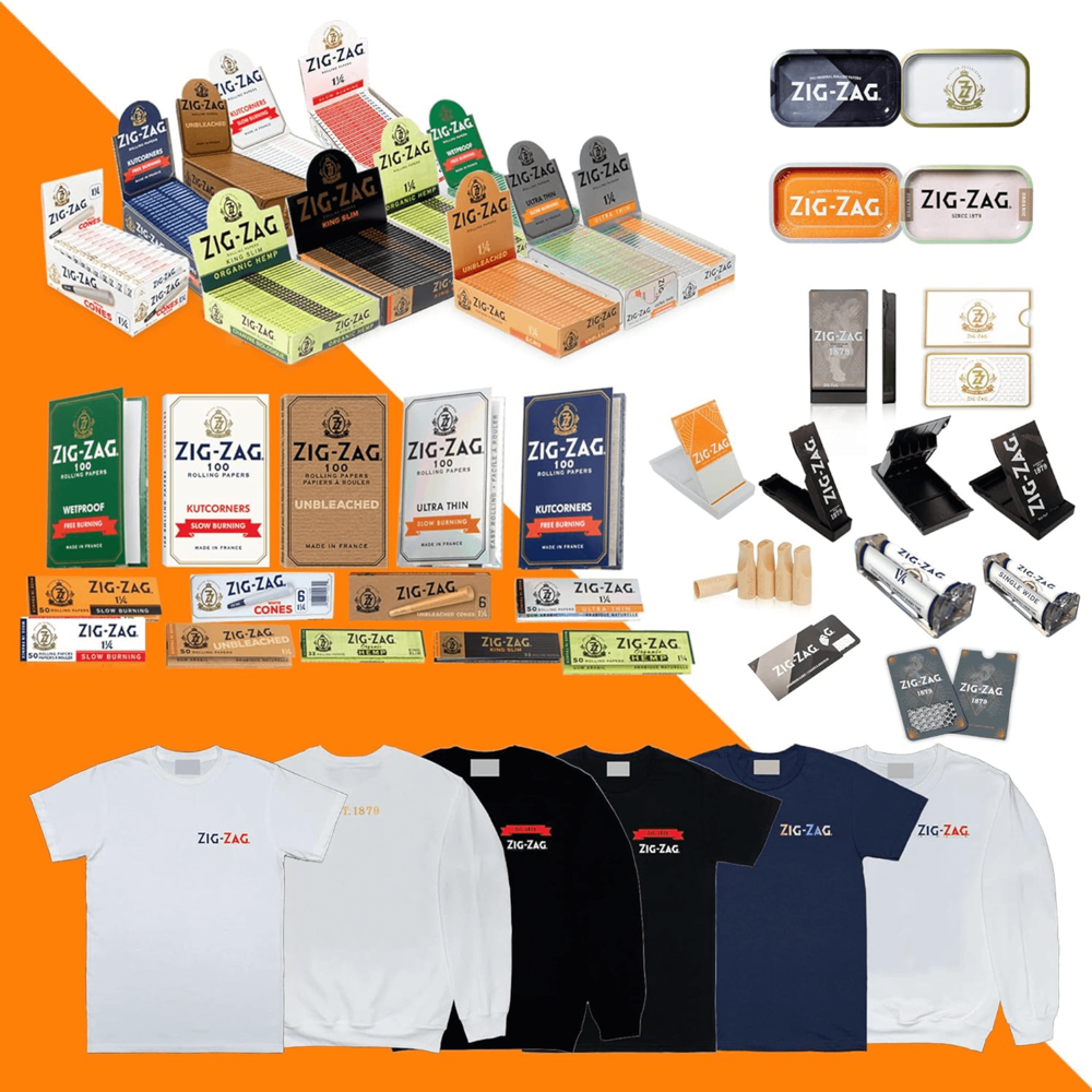 Zig-zag Rolling Papers - Unbleached 1 1/4 25pcs