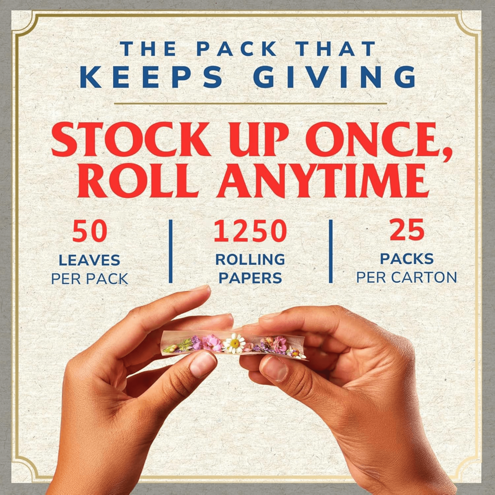 Zig-zag Rolling Papers - Slow Burn Orange 1 1/4 25pcs