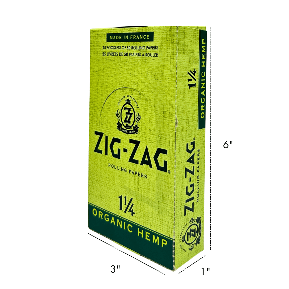 Zig-zag Rolling Papers - Organic 1 1/4 -25 Pcs