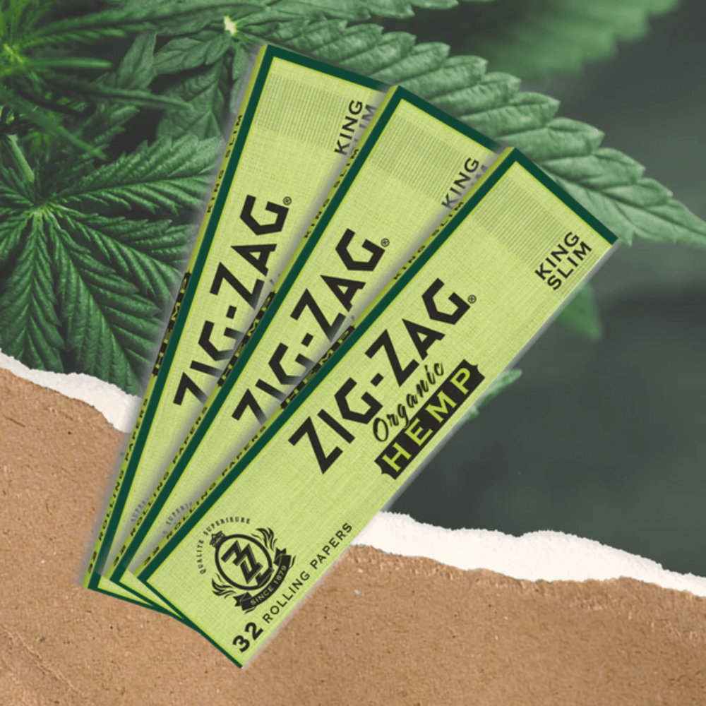 Zig-zag Rolling Papers - Organic King Slim - 25pcs
