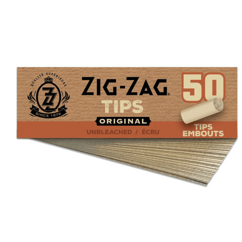 Zig-zag Unbleached Tips 50pcs