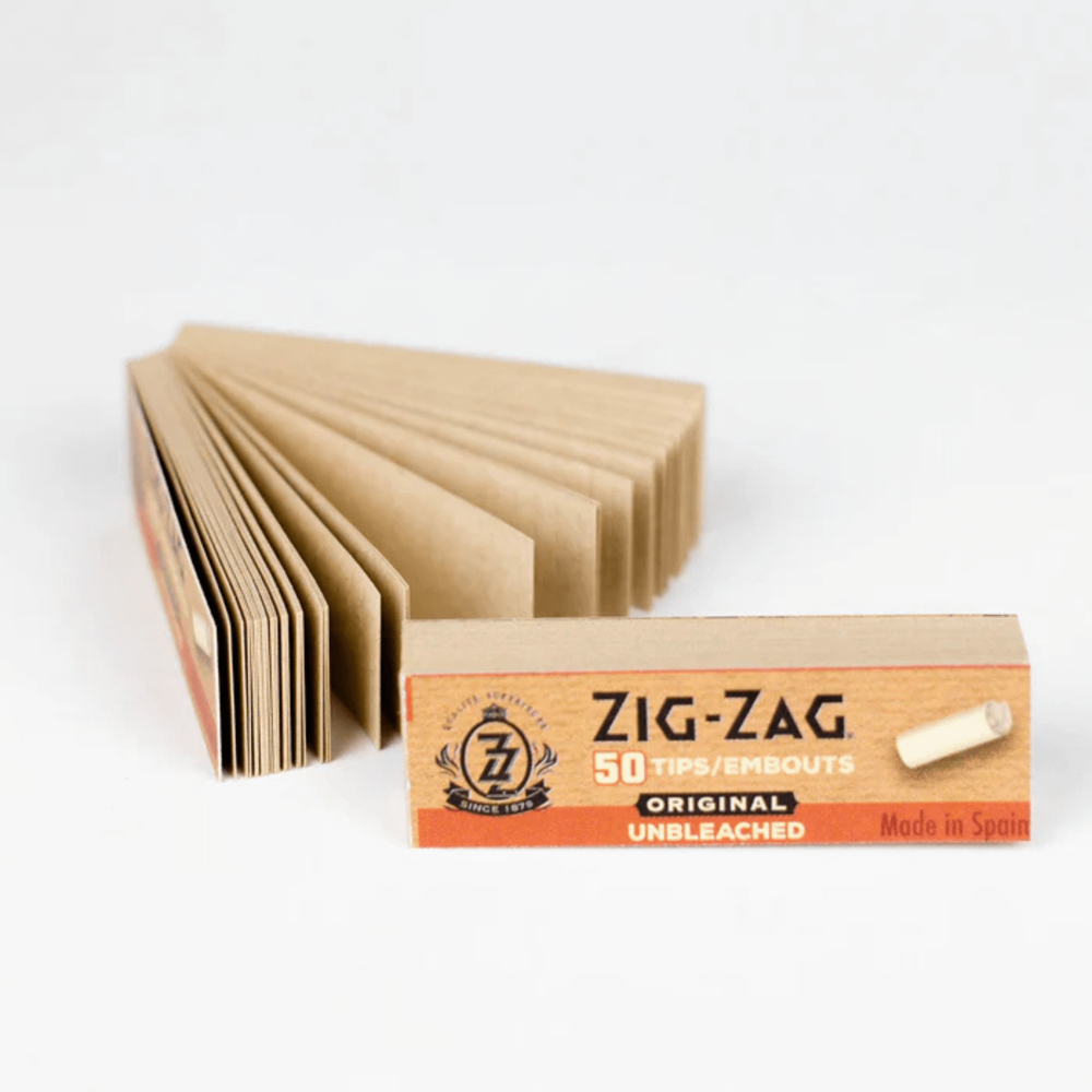 Zig-zag Unbleached Tips 50pcs
