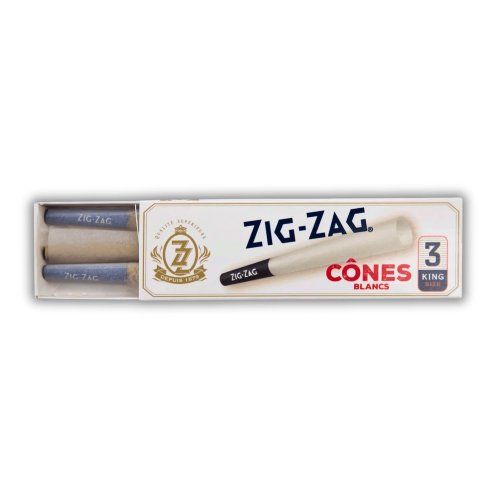 Zig-zag King Size Cones 3pk / 24pcs