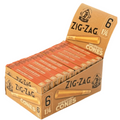Zig-zag Pre-rolled Cones - Unbleached 1 1/4 -6 Cones 24pcs
