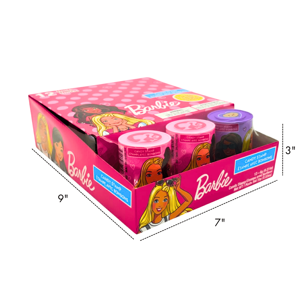 Barbie Stamp with Candy 12pcs ($0.65 per Unit )