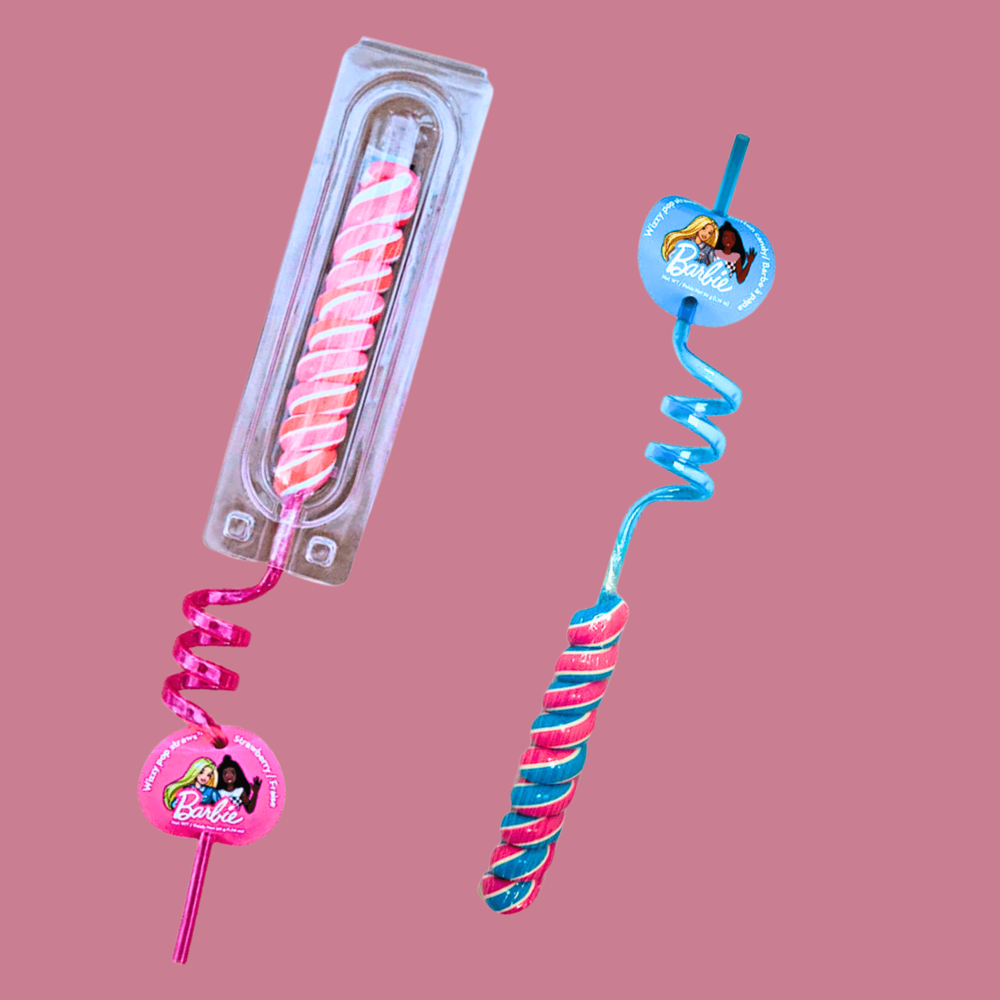 Barbie Wizzy Pop Straws 20pcs ($1.89 per Unit ) [Exp: 05/2027]