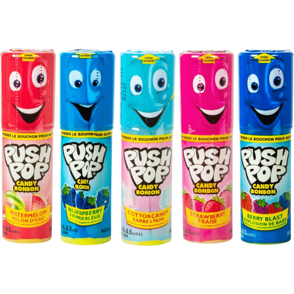 Push Pop Candy 14 g 36pcs ($1.09 per Unit) [Exp: 12/2027]