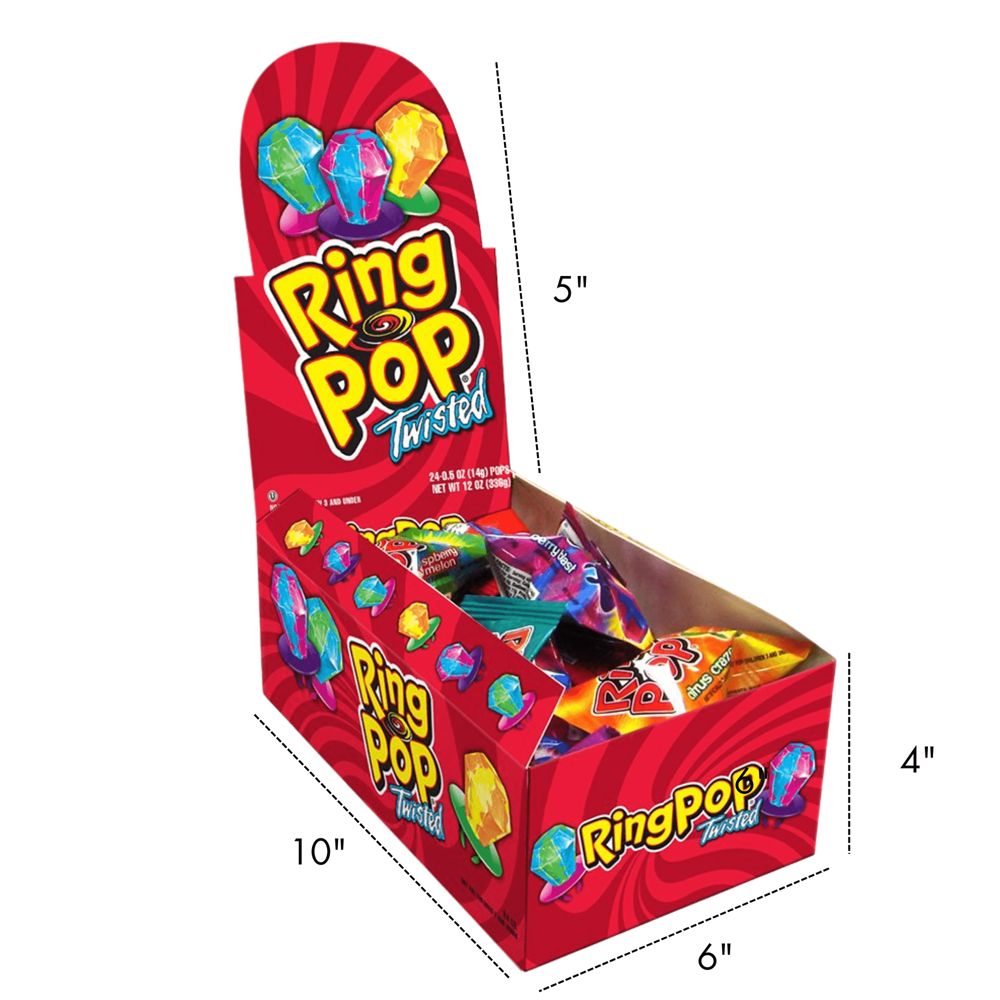 Ring Pop Twisted 14 g 24pcs ($0.85 per Unit ) [exp:07/27]