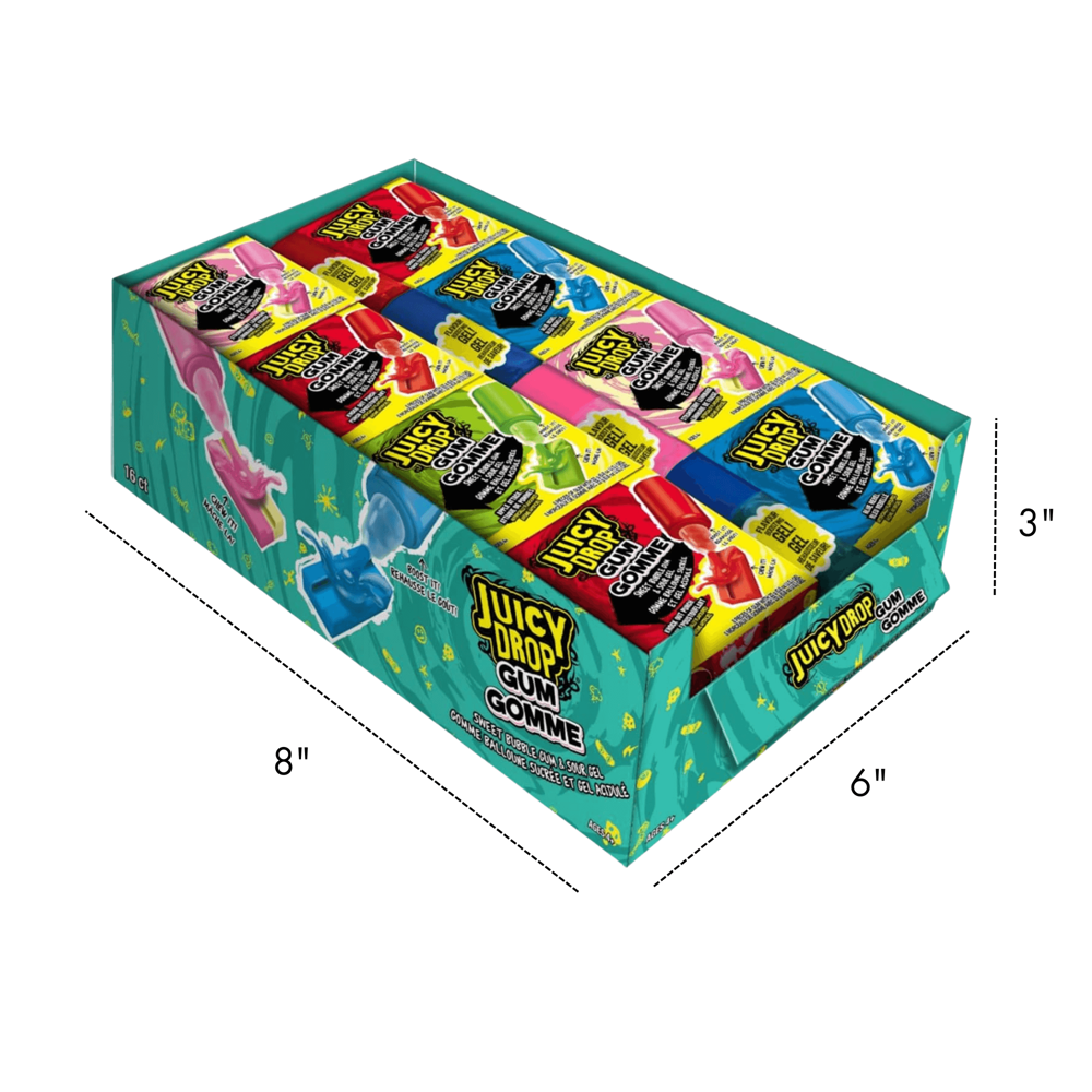 Juicy Drop Gum 22 g 16pcs ($2.75 per Unit)