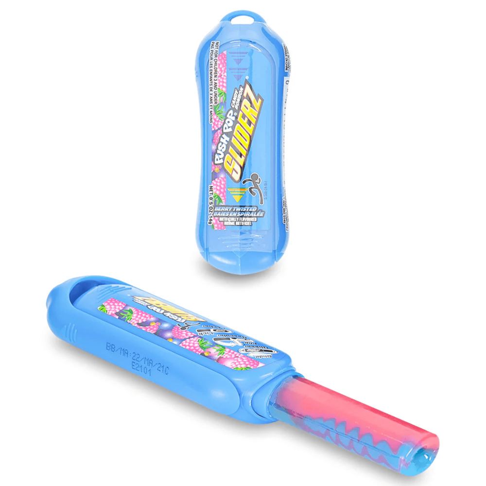 Sliderz Push Pop Candy 14 g 15pcs ($1.99 per Unit)
