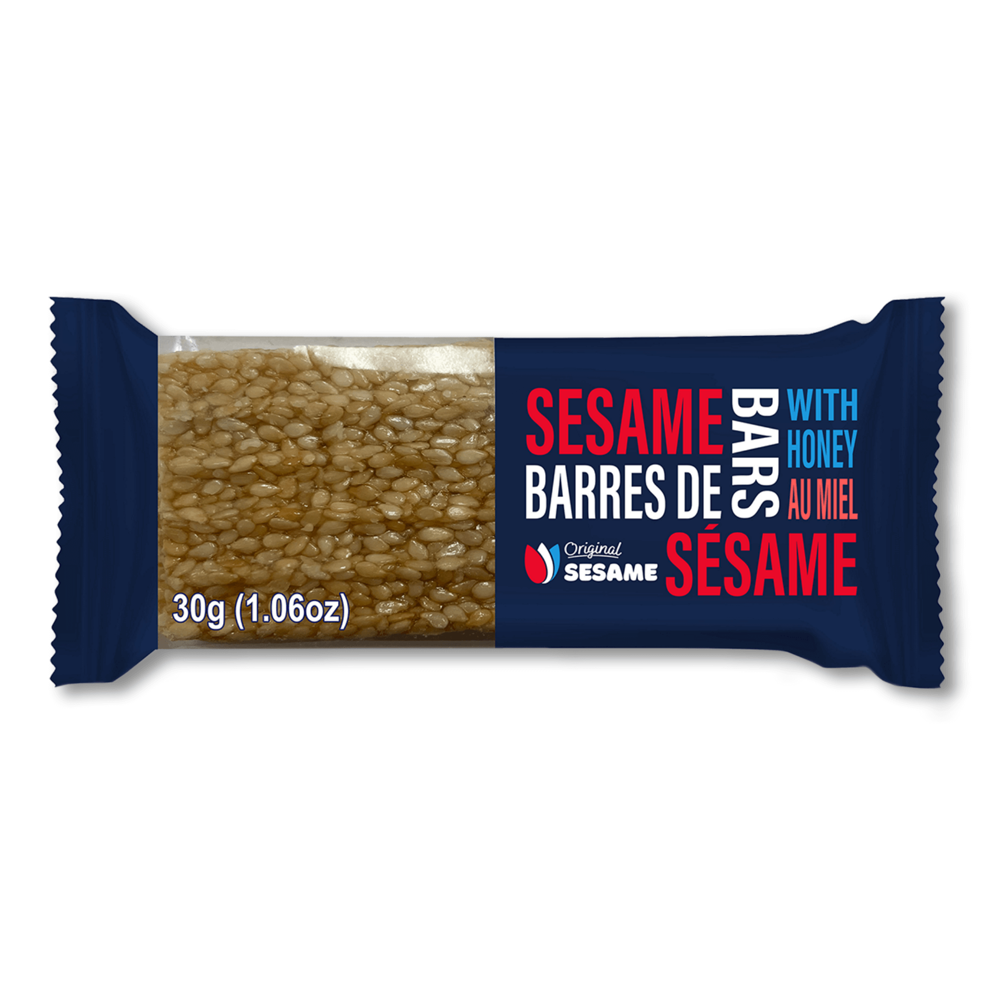 Sesame Bars with Honey 30 g 24pcs ($0.55 per Unit) [exp.12/27]