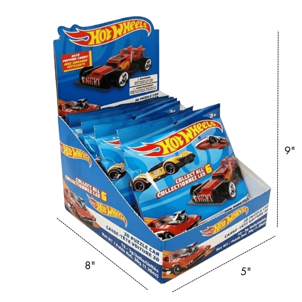 Hot Wheels 3dpuzzle Candy 12pcs ($0.99 per Unit ) [exp:12/27]