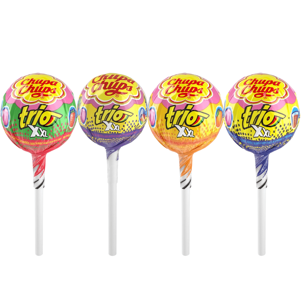 Chupa Chups XXL Trio Lolipops 48pcs ($0.41 per Unit)