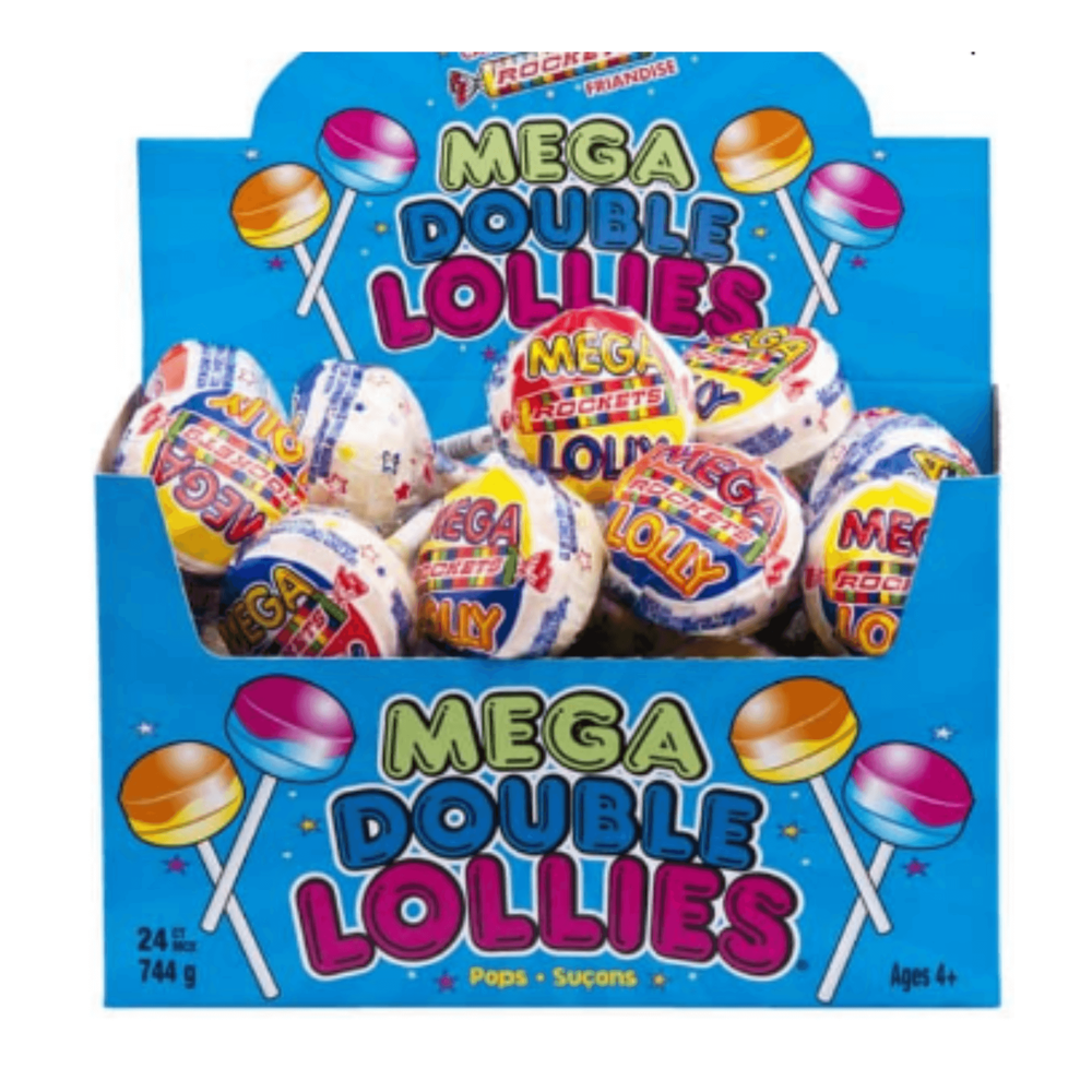 Mega Double Lollies 31 g 24pcs ($0.65 per Unit)