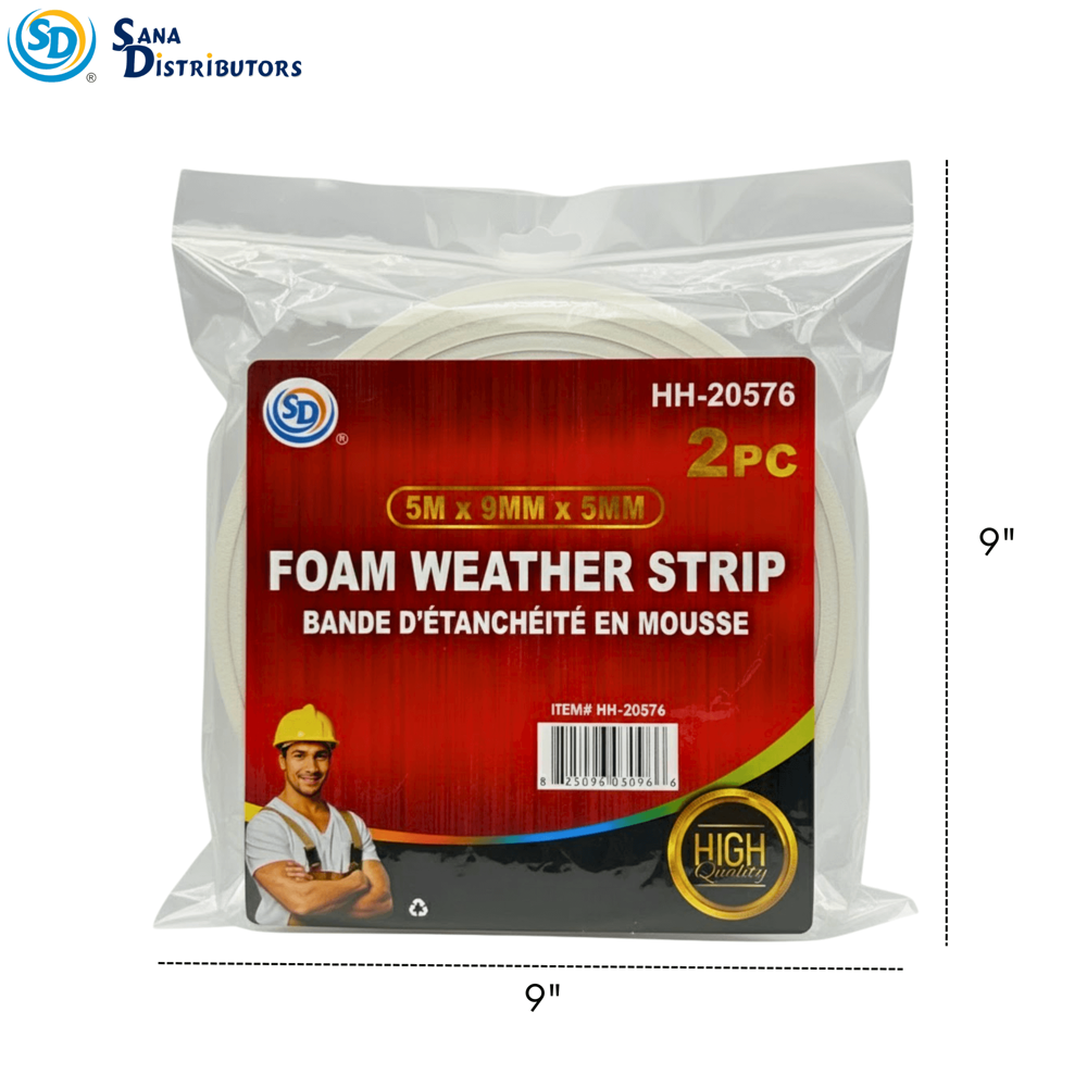 Sd Foam Weatherstrip 2pc [5m x 9 mm x 5mm]