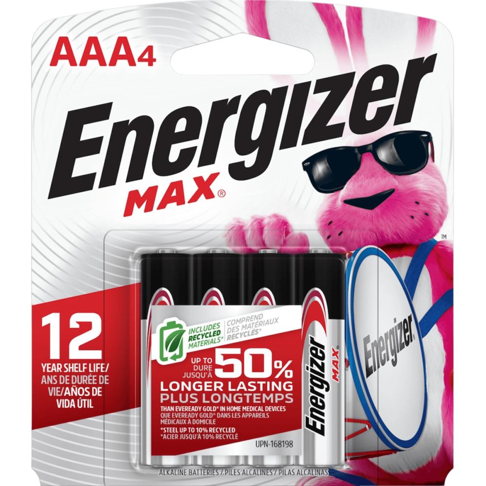Energizer Max aaa-4 ($33 for Case of 12) [Exp: 2040]
