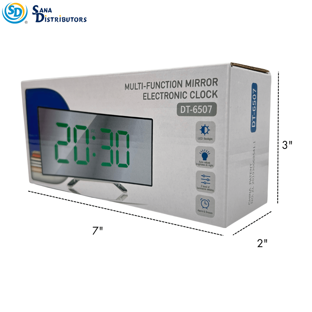 LED Mirror Clock #dt-6507