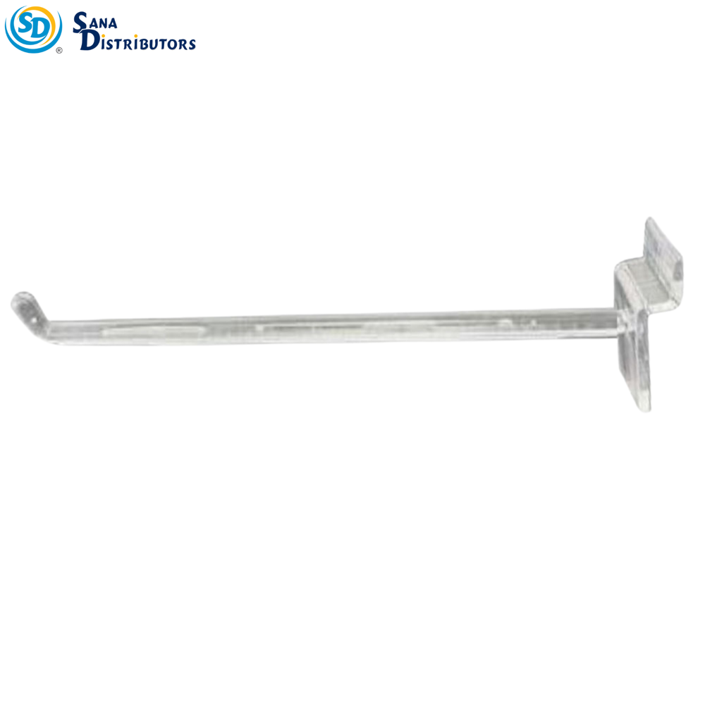 Plastic Slatwall Hook 6"
