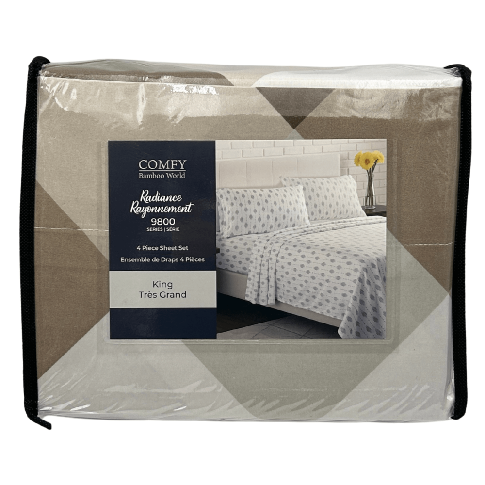 King Bedsheet Set 4pcs - Assorted Designs