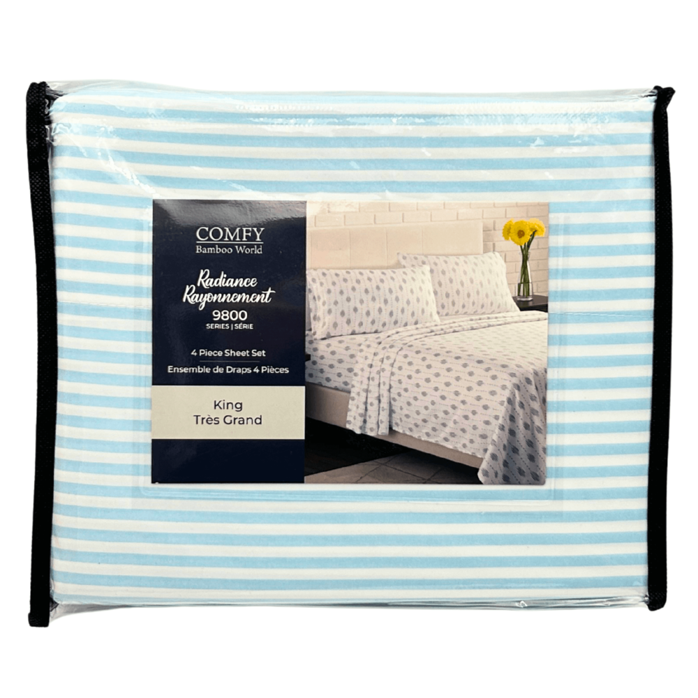 King Bedsheet Set 4pcs - Assorted Designs