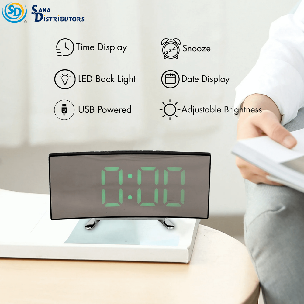 LED Mirror Clock #dt-6507