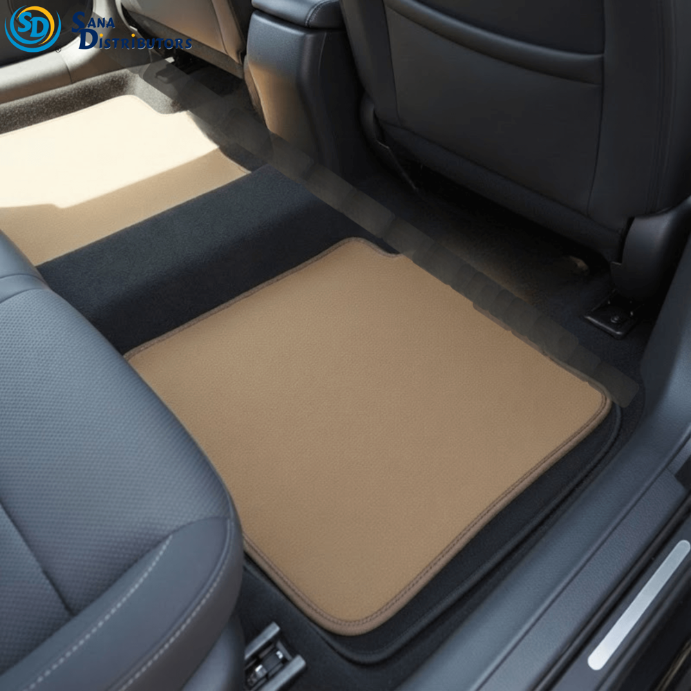 Car Mats 4pc Set - Assorted Colours