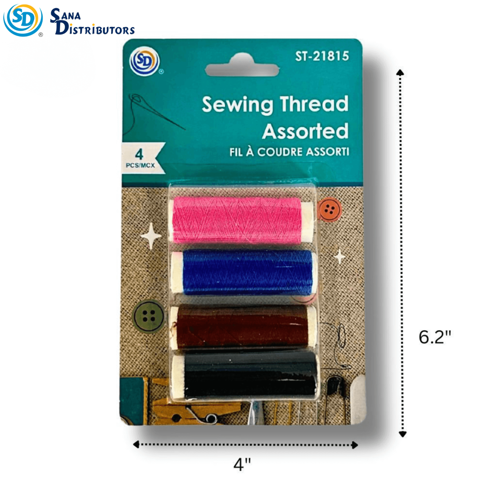 Sd Sewing Thread 4pcs Assort