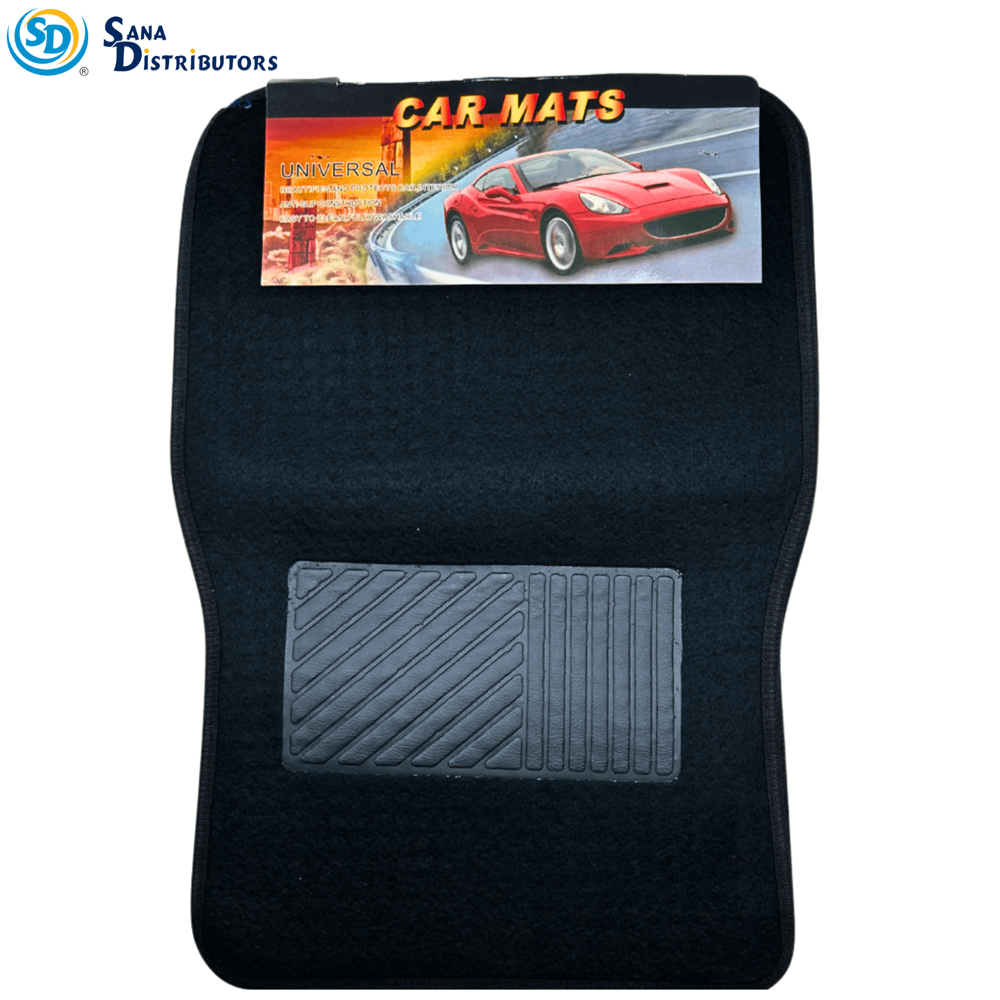 Car Mats 4pc Set - Assorted Colours
