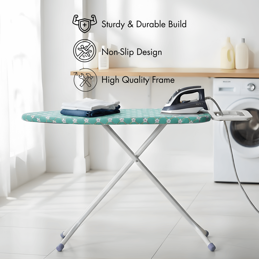 Ironing Board W/ Iron Rest 45" - Assorted Designs