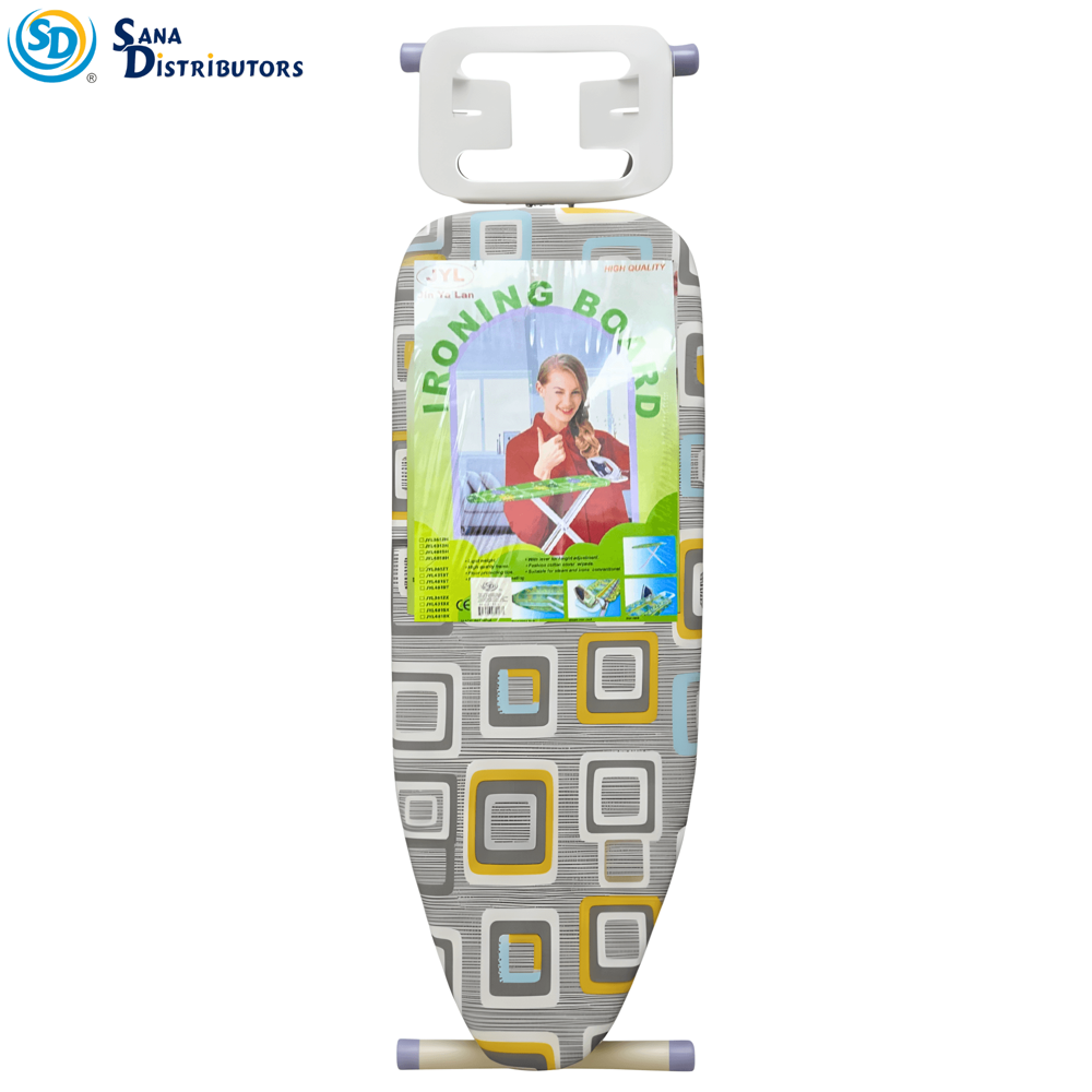 Ironing Board W/ Iron Rest 45" - Assorted Designs