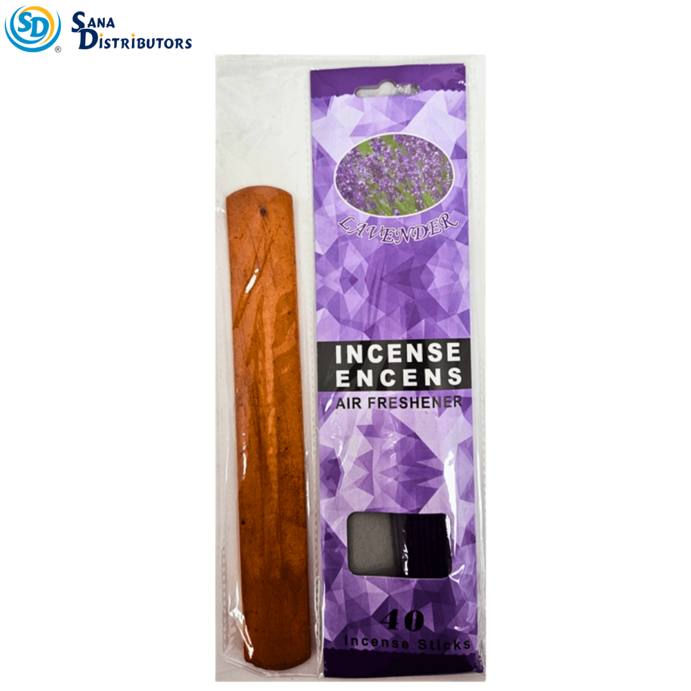 Incense Air Freshener 40 Sticks with Holder 13"x5"