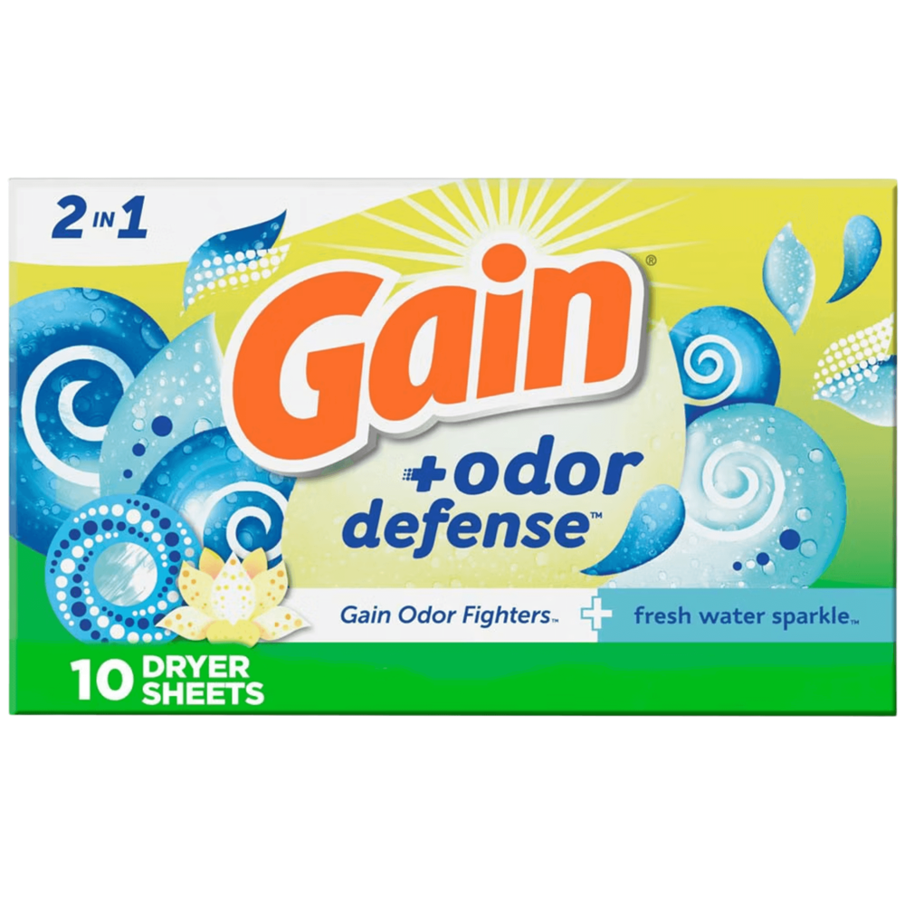 Gain Dryer Sheets Odor Defense 10pcs ($23.88 for 12pcs)