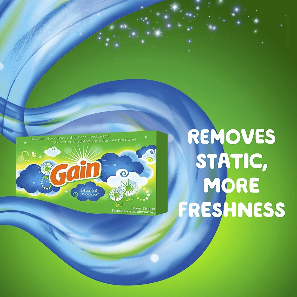 Gain Dryer Sheets Odor Defense 10pcs ($23.88 for 12pcs)