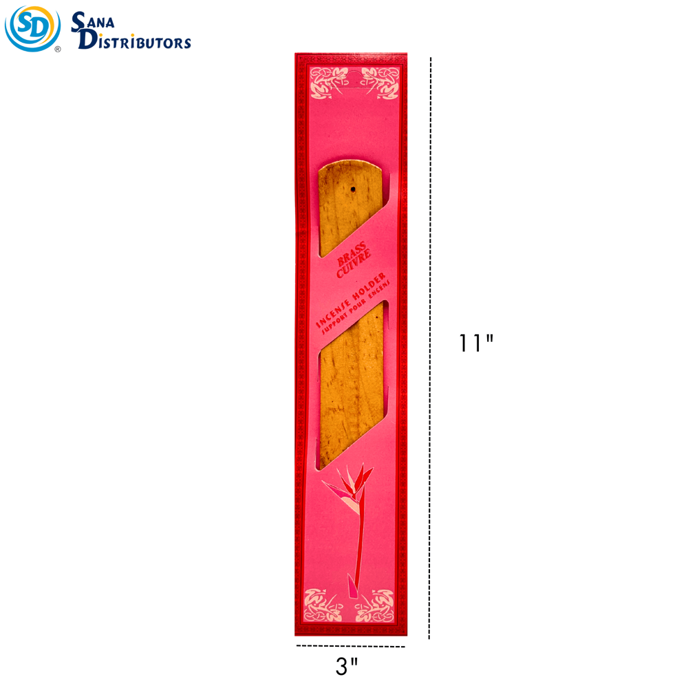 Wooden Incense Holder 11"x3"