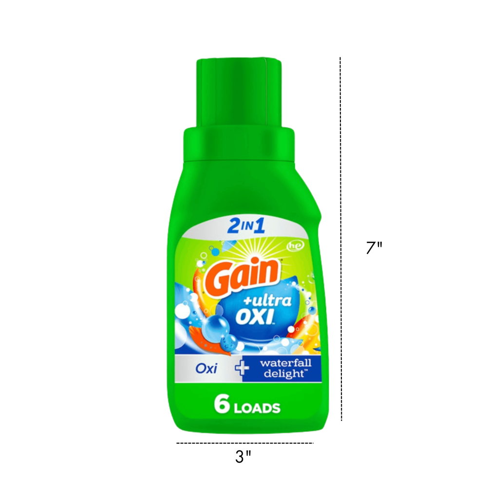 Gain Liquid Detergent - Waterfall Delight 306 mL ($27 for 12pcs)