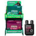 Z!ngha Aromatherapy Bar 50pc Display - Bold Mint & Essential Oils Collection ($4.99 per Unit