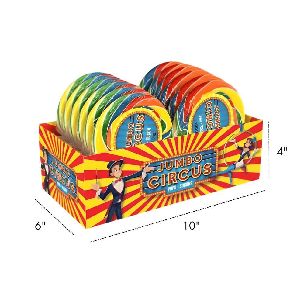 Jumbo Circus Pops 12pcs ($1.99 per Unit)