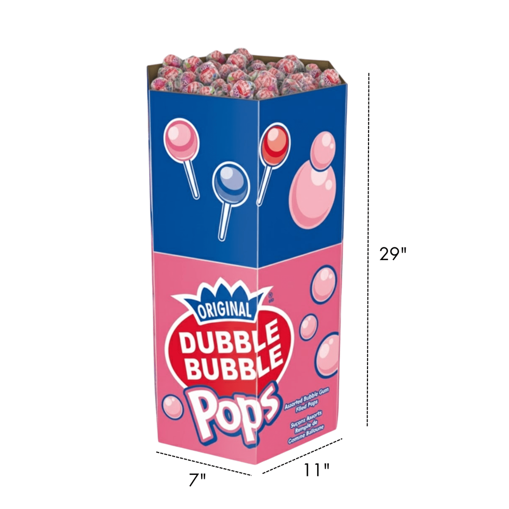 Dubble Bubble Bunch Pop 6pk 150pcs ($1.59 per Unit) [exp:04/21/2027]