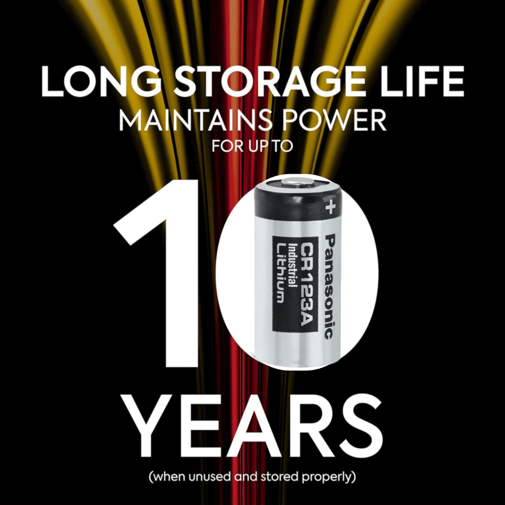 Panasonic cr123a Industrial Lithium Battery 1pc [Exp: 2035]