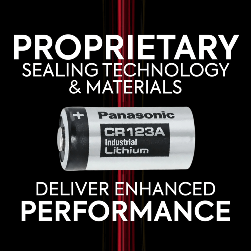 Panasonic cr123a Industrial Lithium Battery 1pc [Exp: 2035]