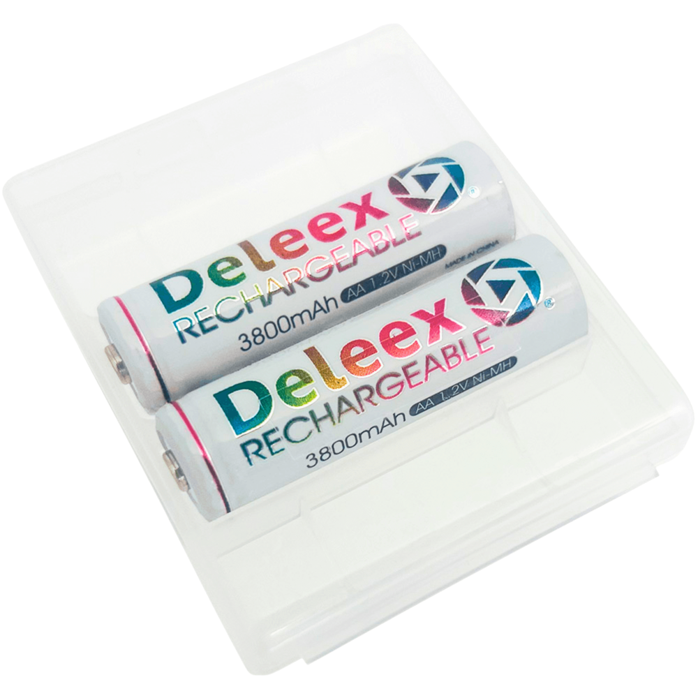 Deleex Rechargeable Battery aa(2) 3800mAh