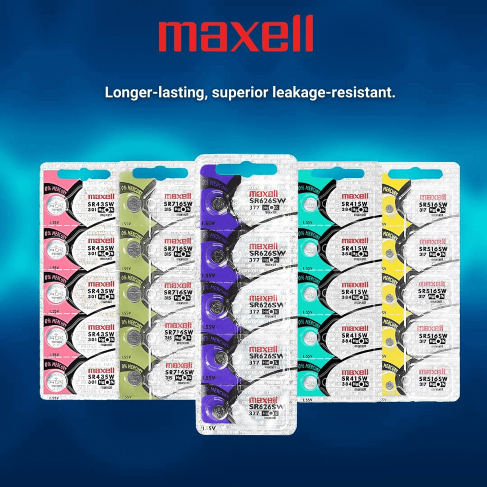 Maxell Battery 5pcs cr1620 [Exp: 2035] ($1.19 per Unit)