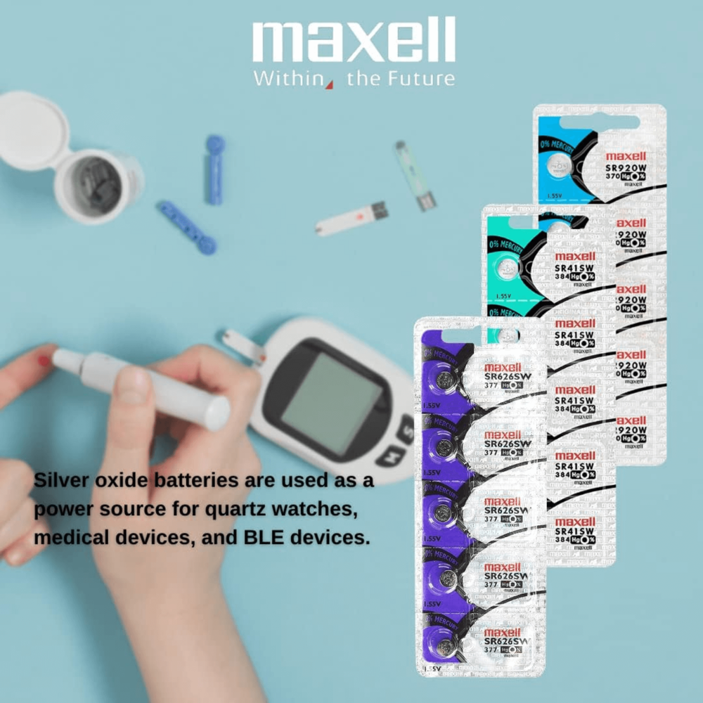 Maxell Battery 5pcs sr1130w/389 [Exp: 2028]