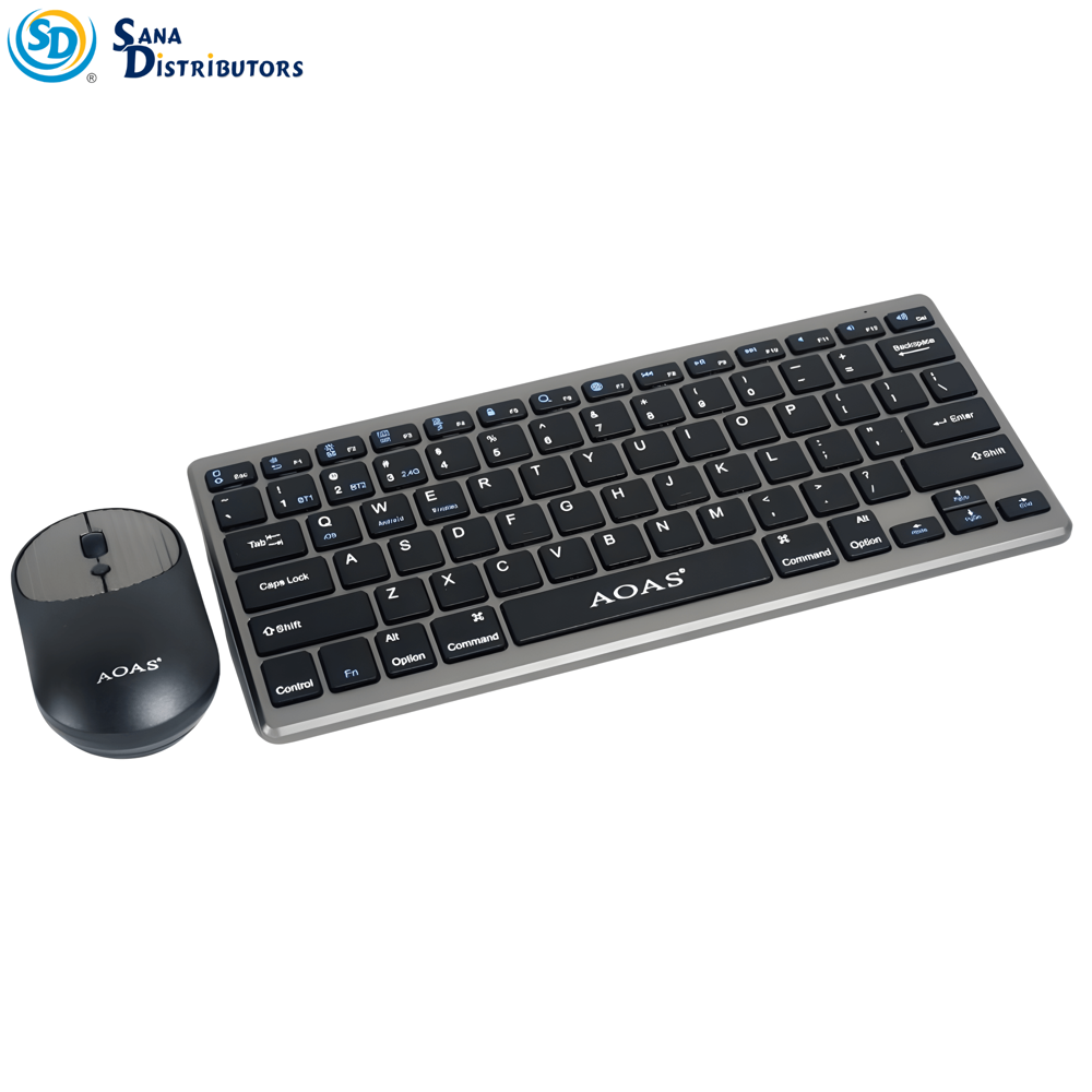 Aoas Bluetooth Wireless Kit with Keyboard and Mouse #a-1011