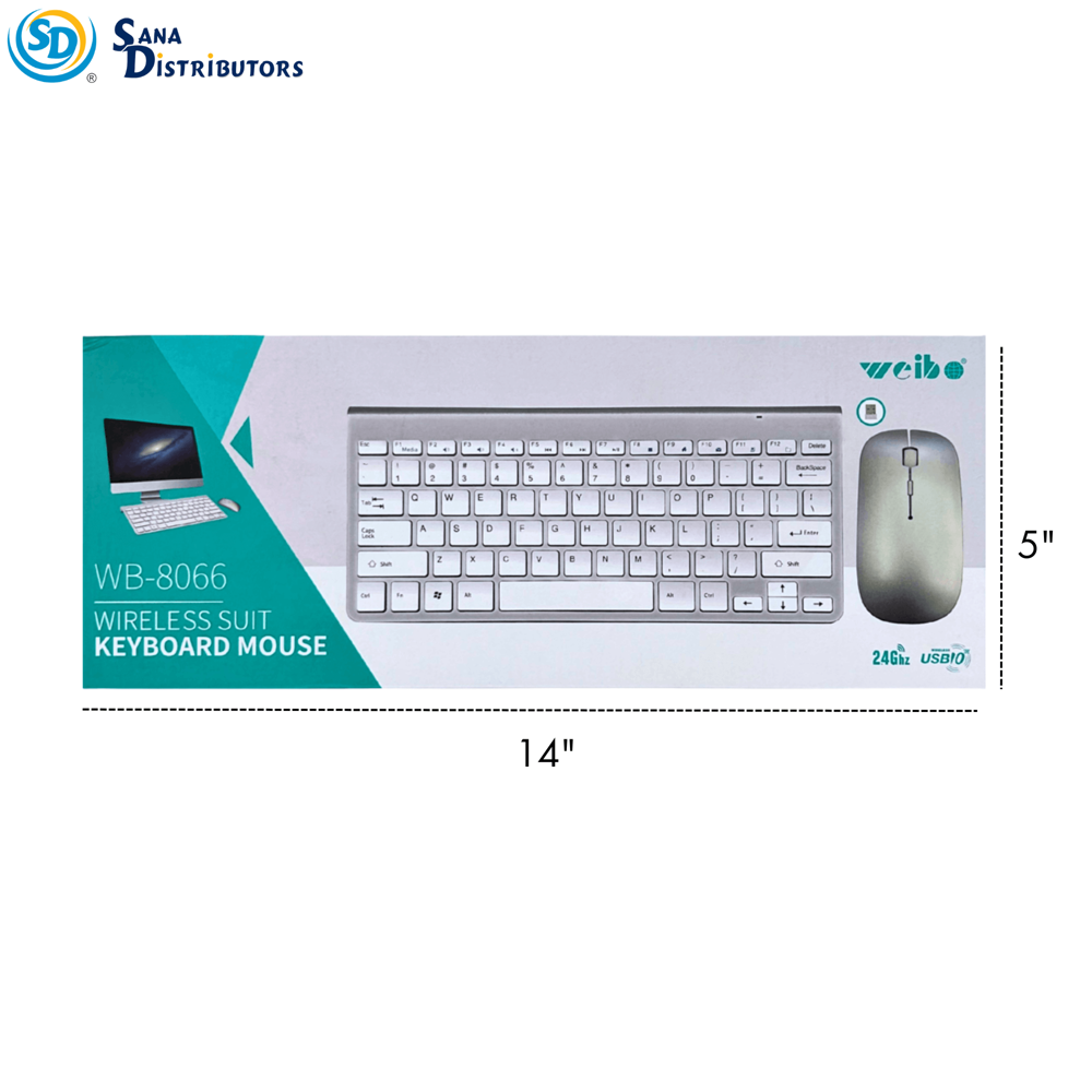 Weibo Wireless Keyboard & Mouse wb-8066