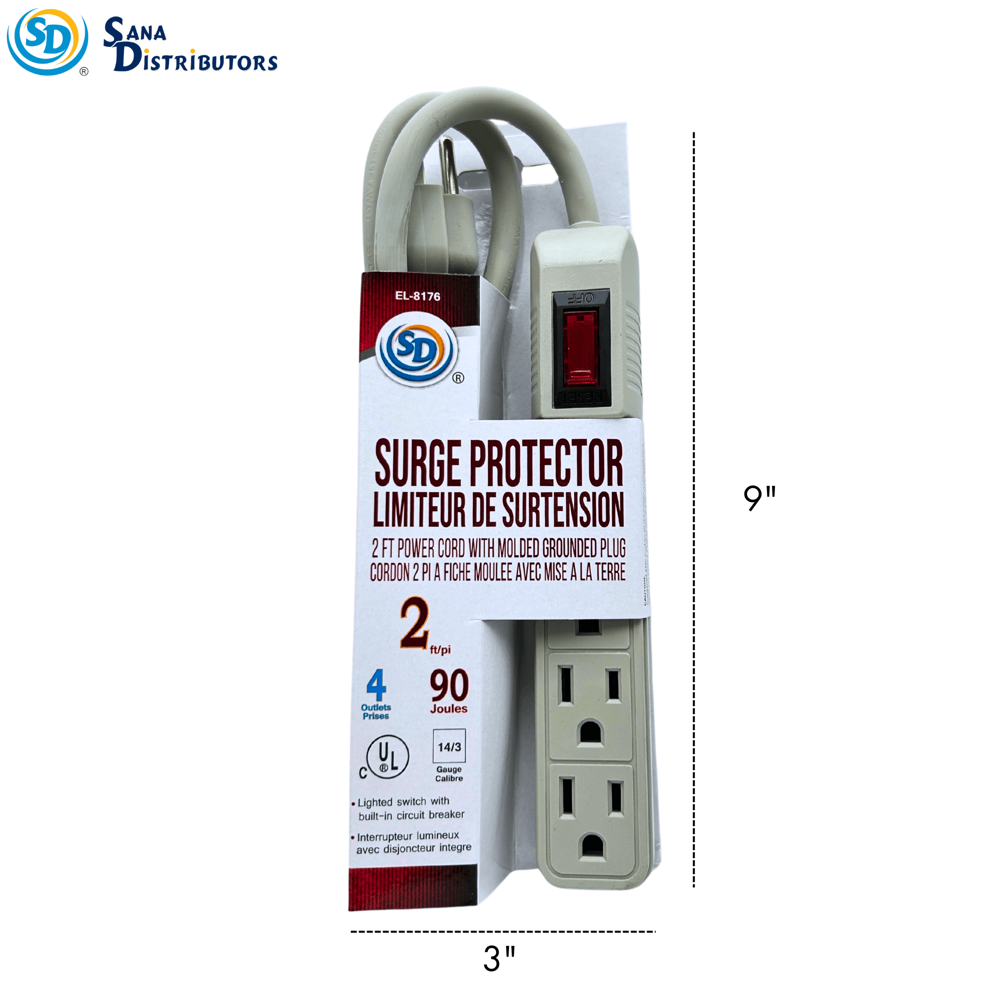 Sd Power Bar 4-outlet 2ft